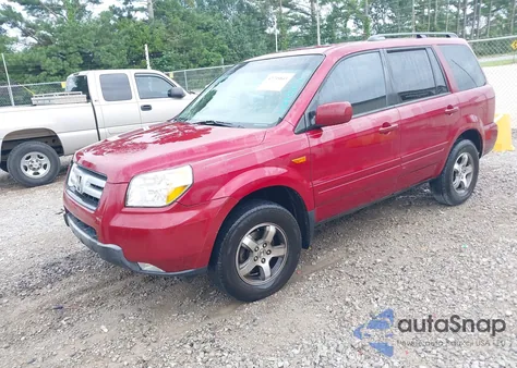 2006 Honda Pilot Ex from USA, damaged, VIN 5FNYF28486B025856